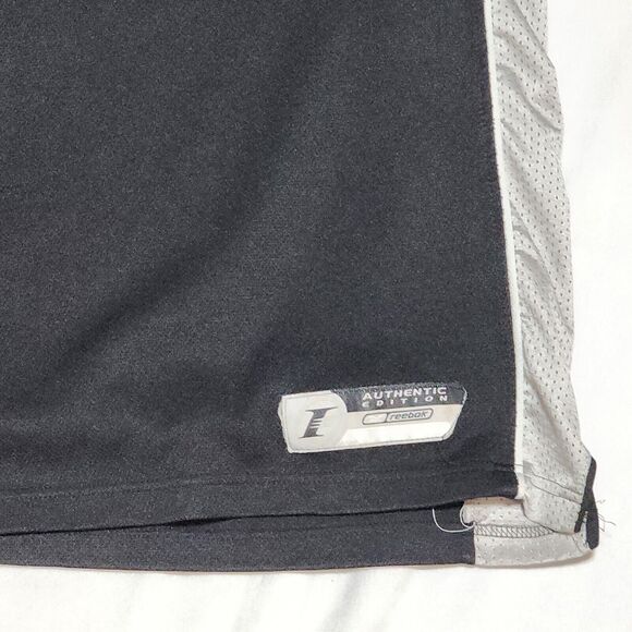 Vintage Y2K Allen Iverson Reebok I3 basketball Street ball Jersey Black Grey 48 - Picture 5 of 6
